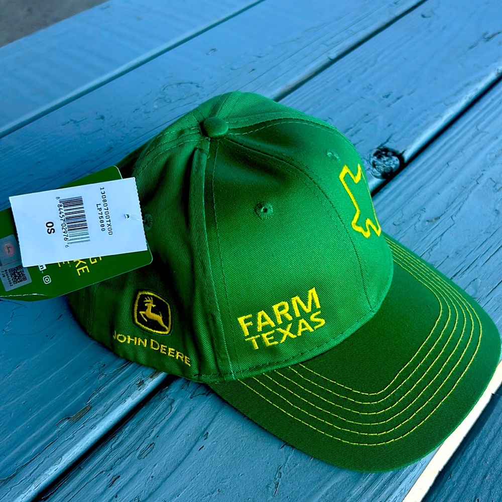 John Deere farm Texas hat